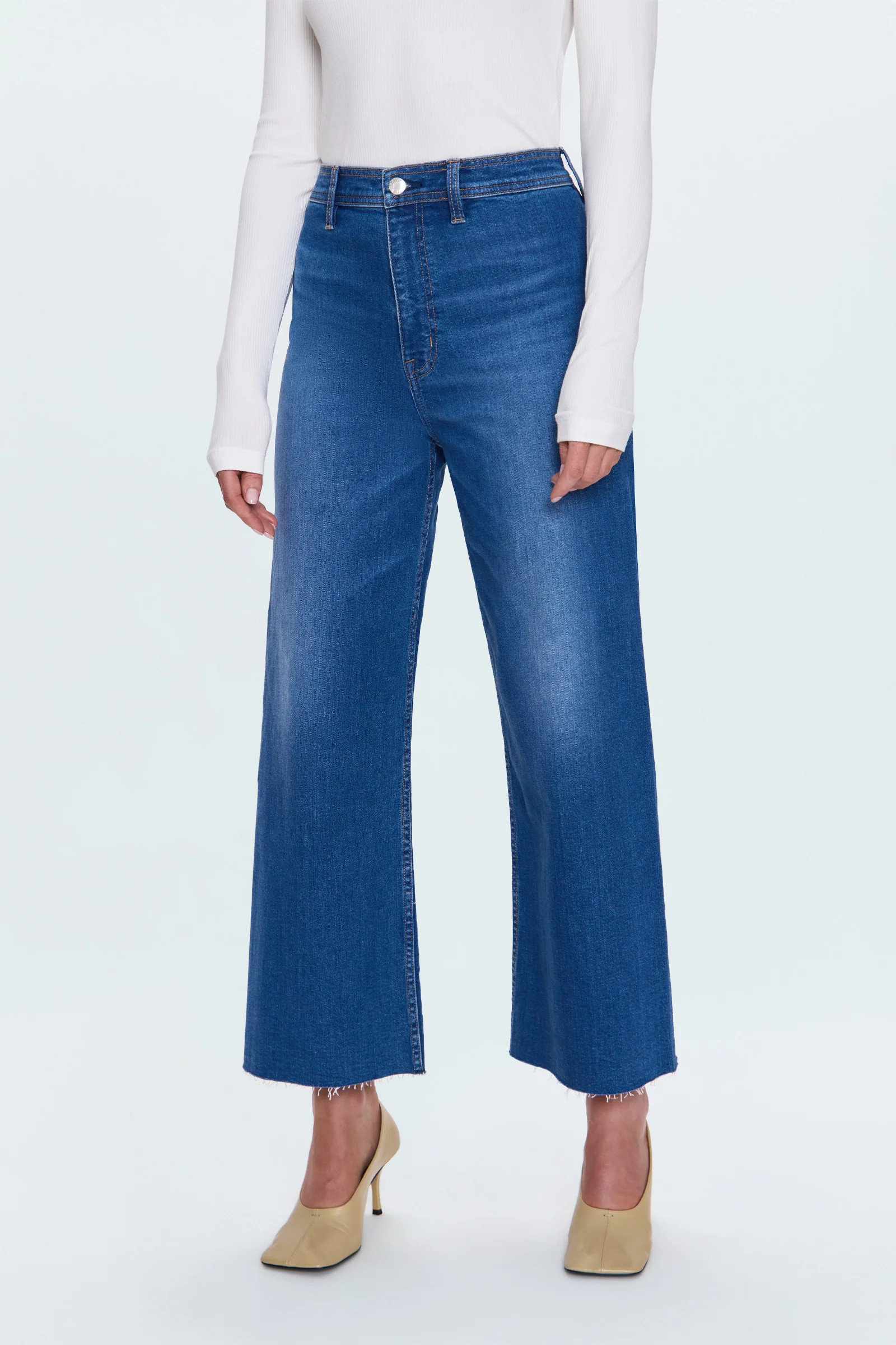 Penny High Rise Wide Leg Jean - Blizzard | Pistola Denim