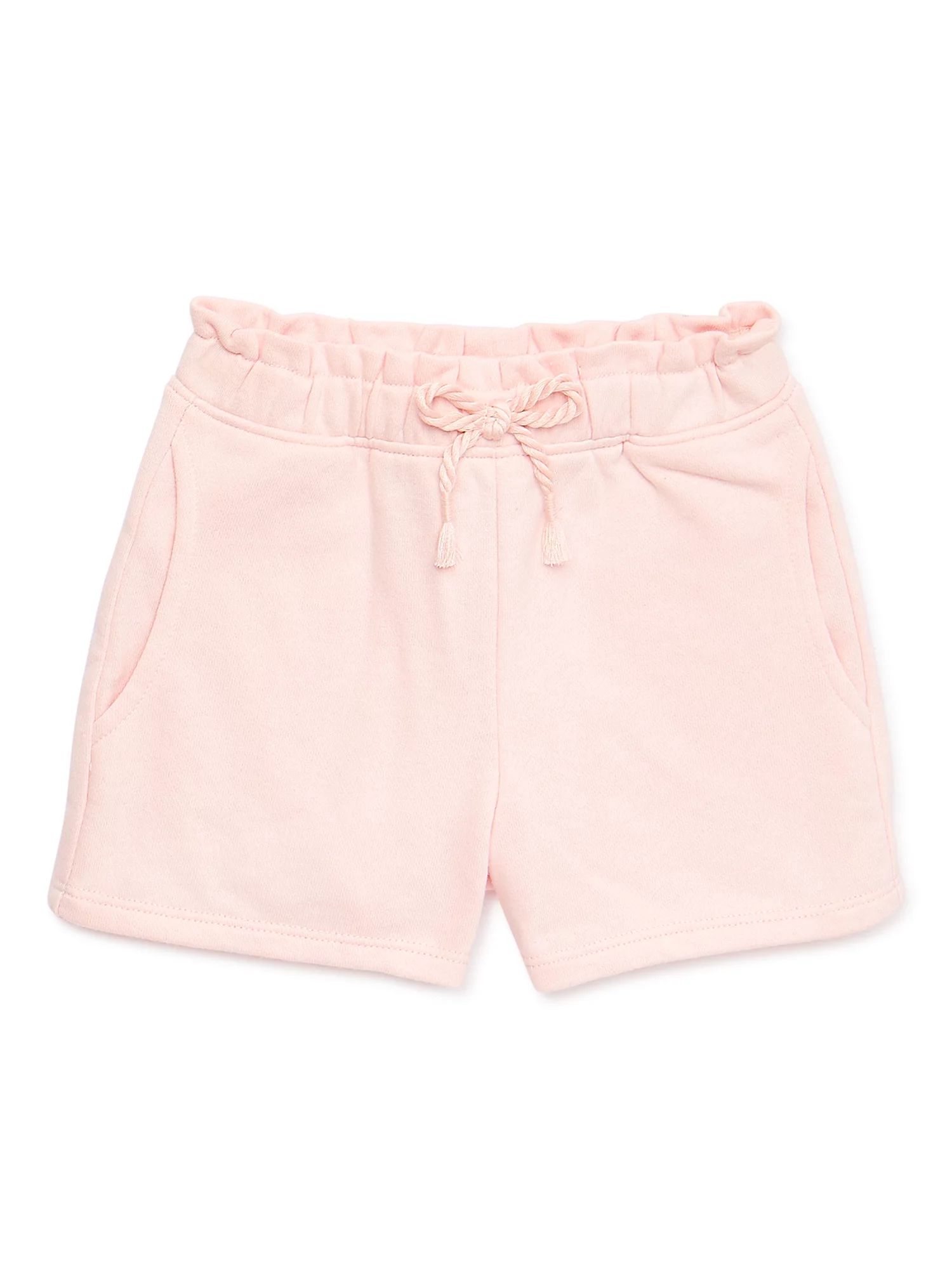 Garanimals Baby and Toddler Girls French Terry Cloth Shorts, Sizes 12M-5T | Walmart (US)
