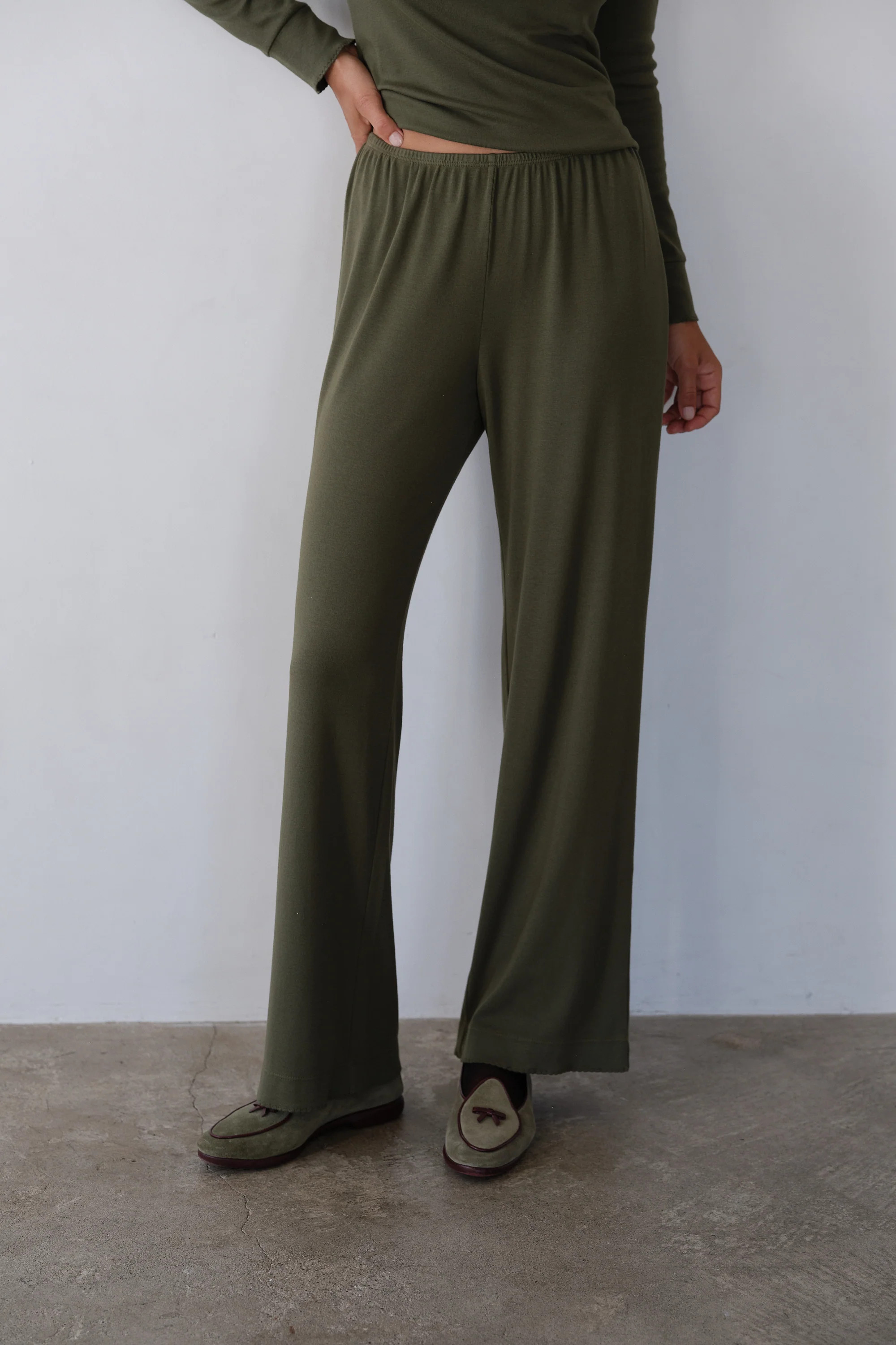 The Baby Rib Scallop Pant | DONNI.