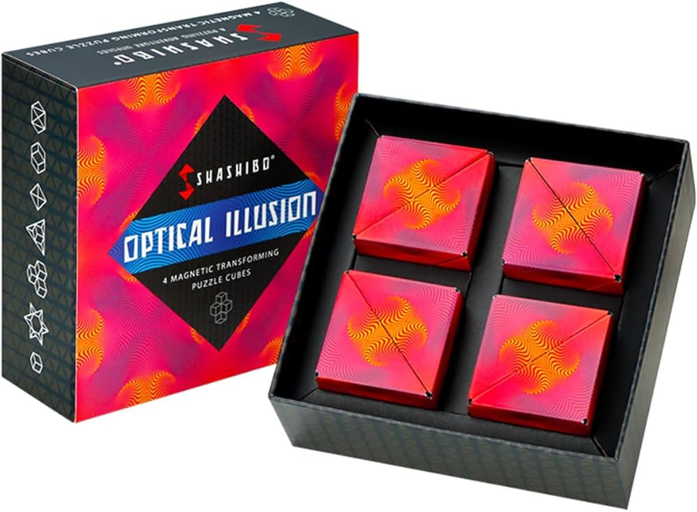 SHASHIBO Shape Shifting Box - Award-Winning, Patented Fidget Cube w/ 36 Rare Earth Magnets - Tran... | Amazon (US)