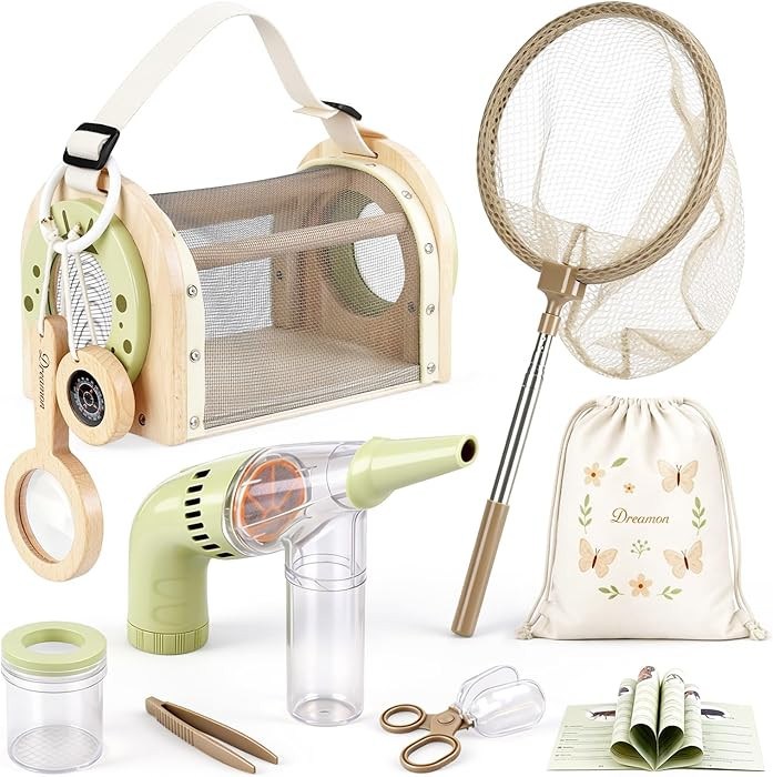 Dreamon Kids Bug Catching Kit, 11PCS Outdoor Toys for Kids Ages 4-8 | STEM Educational Toys Kids ... | Amazon (US)