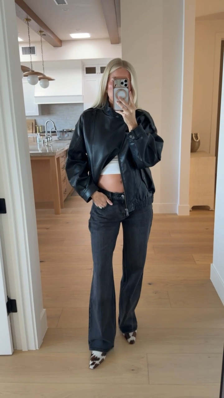 Code AFKATHLEEN for an additional 15% off! Wearing a small in tank & coat, 29 reg in jeans (sized up for pregnancy), shoes are tts! #kathleenpost

Date night outfits, winter chic, date night look, leather jacket outfit, bump friendly, maternity outfit



#LTKootd #LTKSaleAlert #LTKBump

#LTKgrwm #LTKSeasonal #LTKdayinmylife