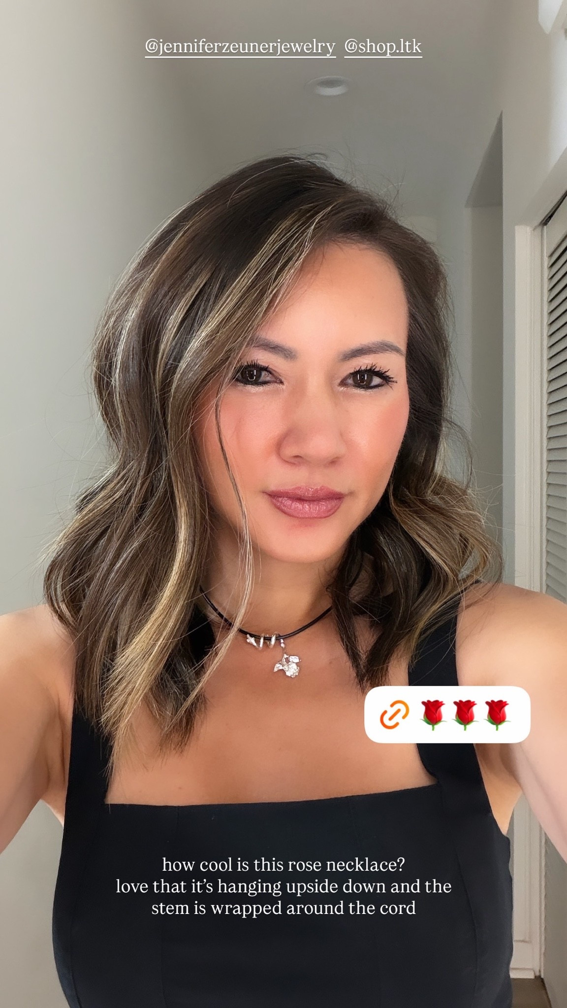 Summer outfits ⚡️ Love a sleek black dress for summer. I just got this new necklace in and it’s so fun and unique. Love that the rose is hanging upside down and the stem is wrapped around the cord. Comes in silver and gold. Style it for summer, concert and festival season. 

Summer outfits, summer fashion, statement necklace, summer dress, The Stylizt

#LTKxAbercrombie #LTKootd #LTKdayinmylife