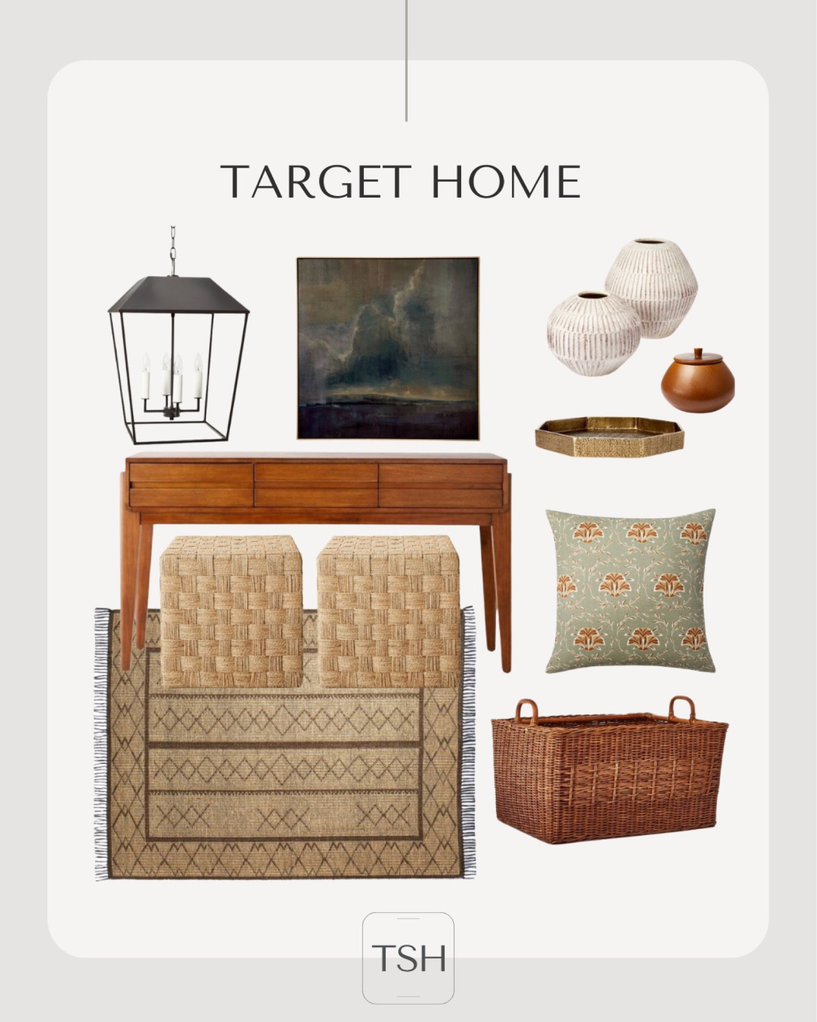 I’m loving the moody vibe of this Target design board!
Living room decor 
Entryway decor 
Area rug
Baskets
Throw pillows 
Home decor 
Fall decor 

#LTKstyletip #LTKSeasonal #LTKhome