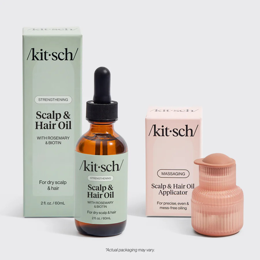 Scalp Oil Applicator + Biotin Oil Bundle | KITSCH | Kitsch