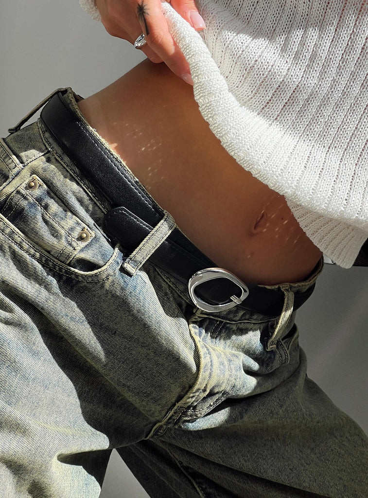 Atreides Belt Black / Silver | Princess Polly US