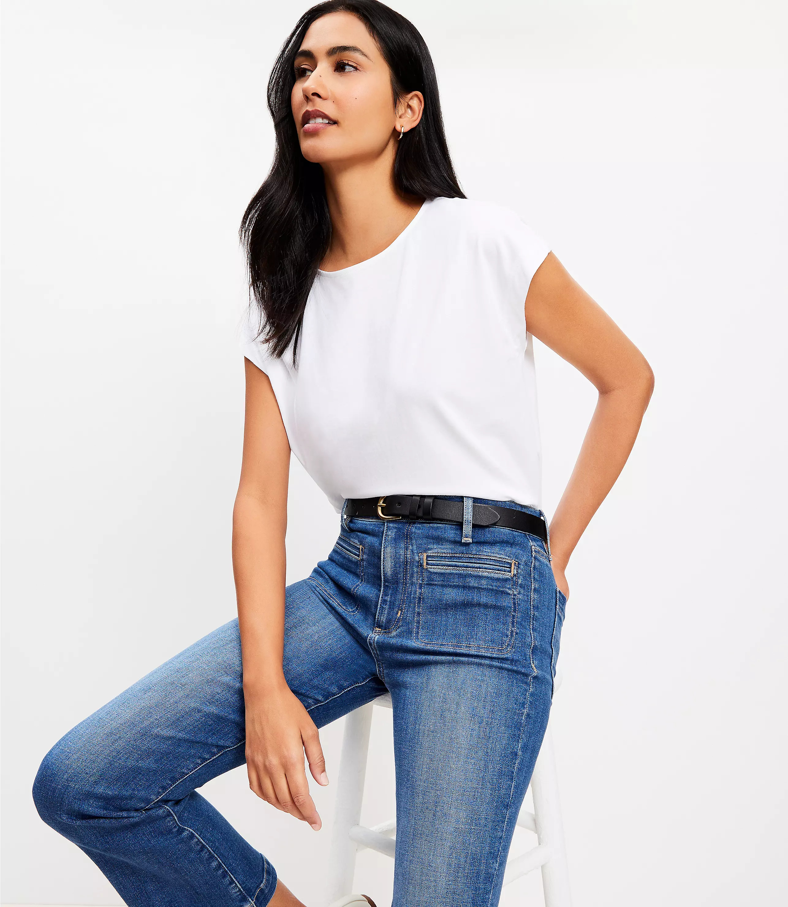 Modern Wedge Tee | LOFT