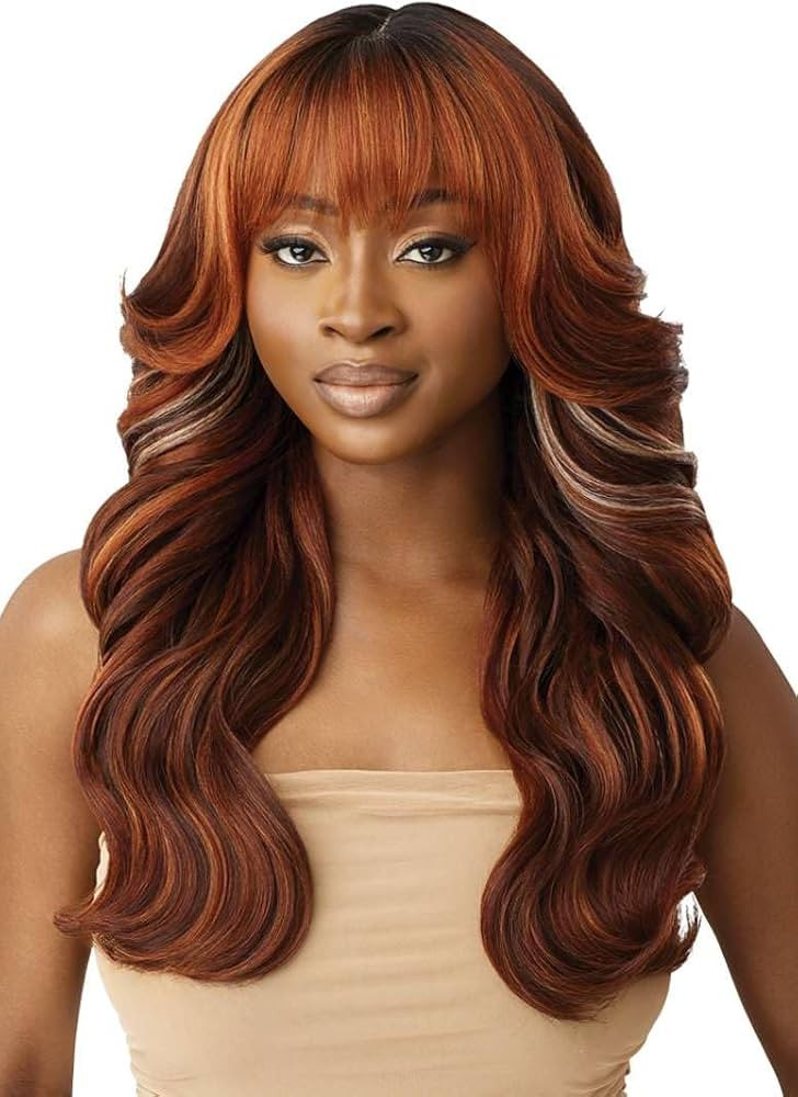 Outre Lace Front Wig - Melted Hairline - Mandisa (DR2/CREAMY TOFFEE) | Amazon (US)