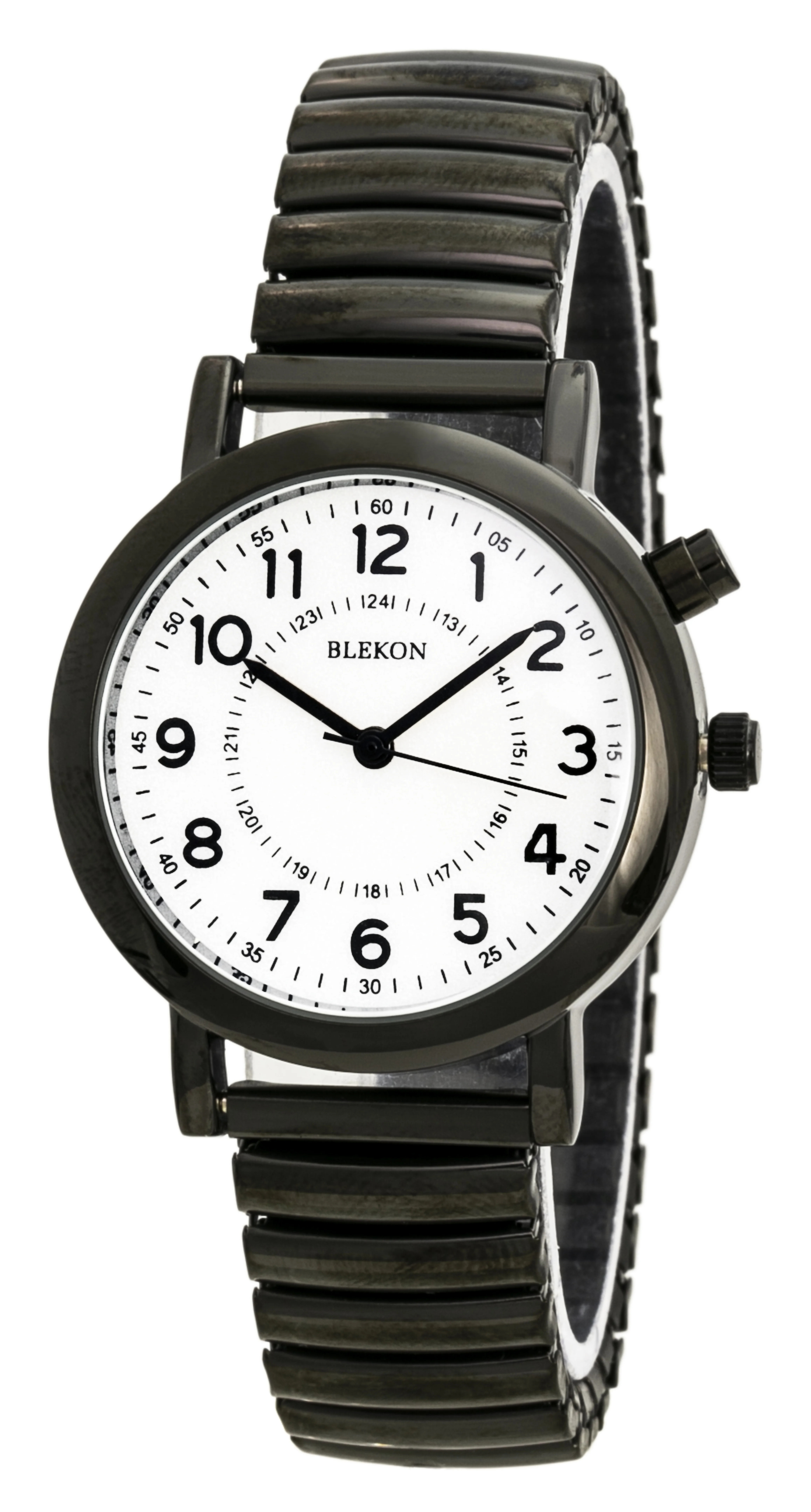 Blekon Original Light Up Dial Watch for Ladies â€“ 33mm Case Push Button Glossy Expansion Ba... | Walmart (US)