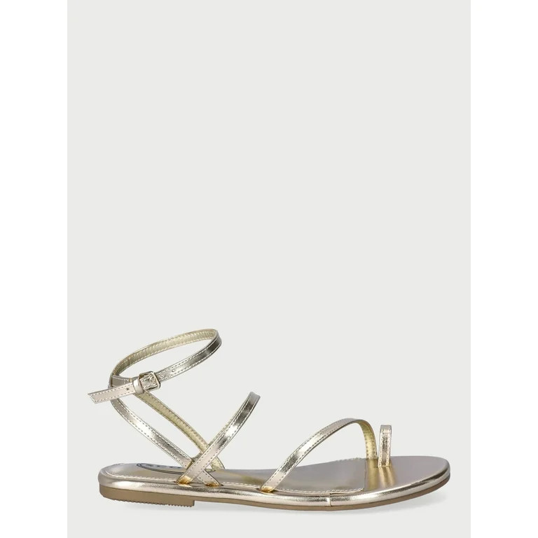 Scoop Women’s Strappy Flat Sandals | Walmart (US)