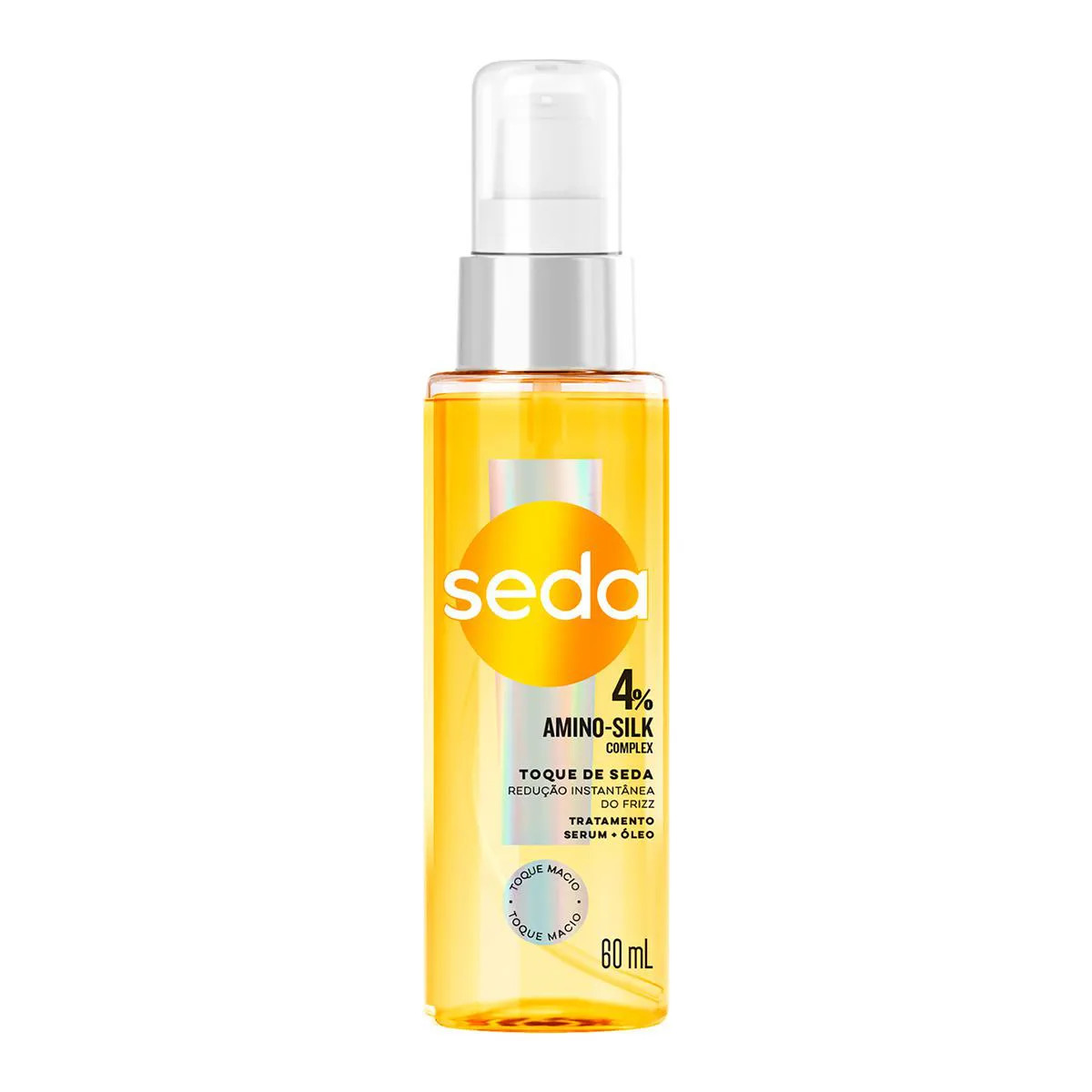 SEDA SERUM OLEO TRATAMENTO TOQUE DE SEDA FRASCO 60ML PUMP 1249844 | Drogasil | Drogasil BR