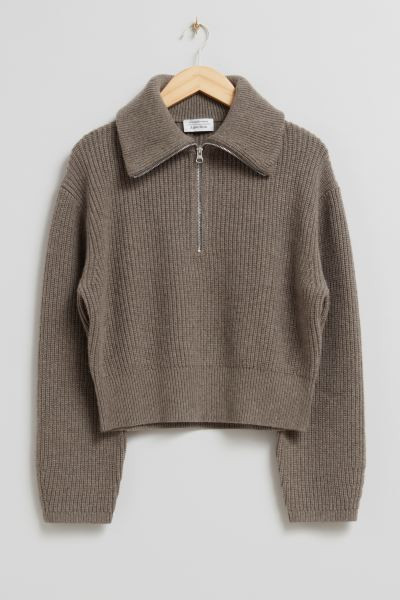 Half-Zip Knit Jumper | H&M (UK, MY, IN, SG, PH, TW, HK)