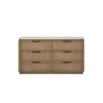 Marielle Dresser - Oak Veneer Drawer Fronts - Toffee | Wayfair North America