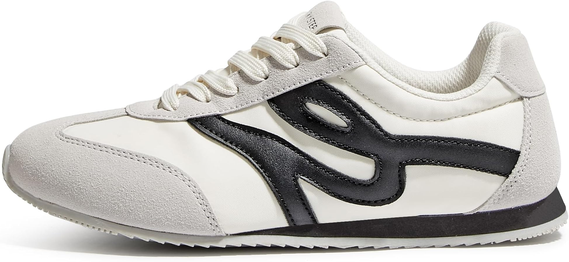 LUCKY STEP Women's Fashion Sneakers Thin Sole Lightweight Retro Athletic Sneakers Casual Lace Up ... | Amazon (US)