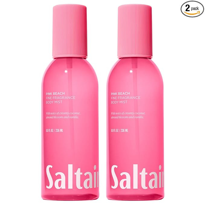 Saltair Body Mist 2 Pack - Fine Fragrance, Lightweight Body Spray Mist with Pink Beach Scent. Lon... | Amazon (US)