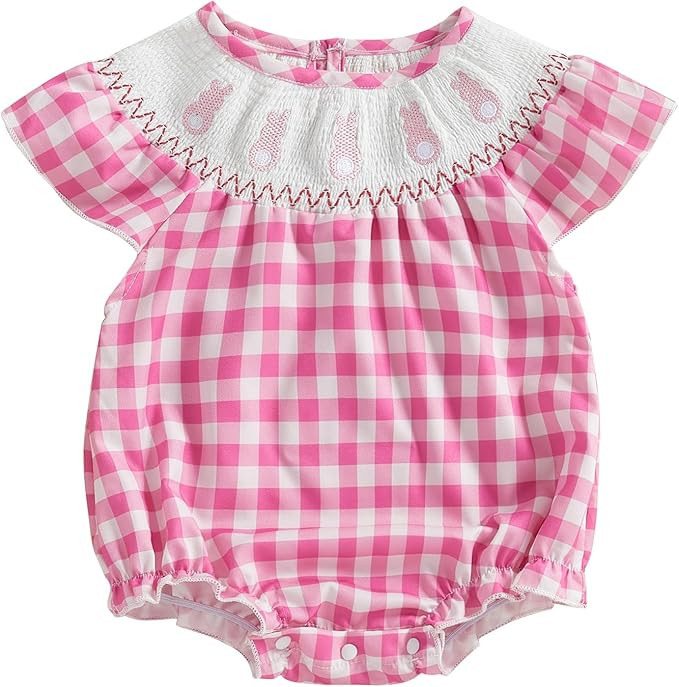 FIOMVA Baby Girl Golf Outfit Hole In One Onesie Infant Bubble Romper Newborn Doll Collar Bodysuit... | Amazon (US)