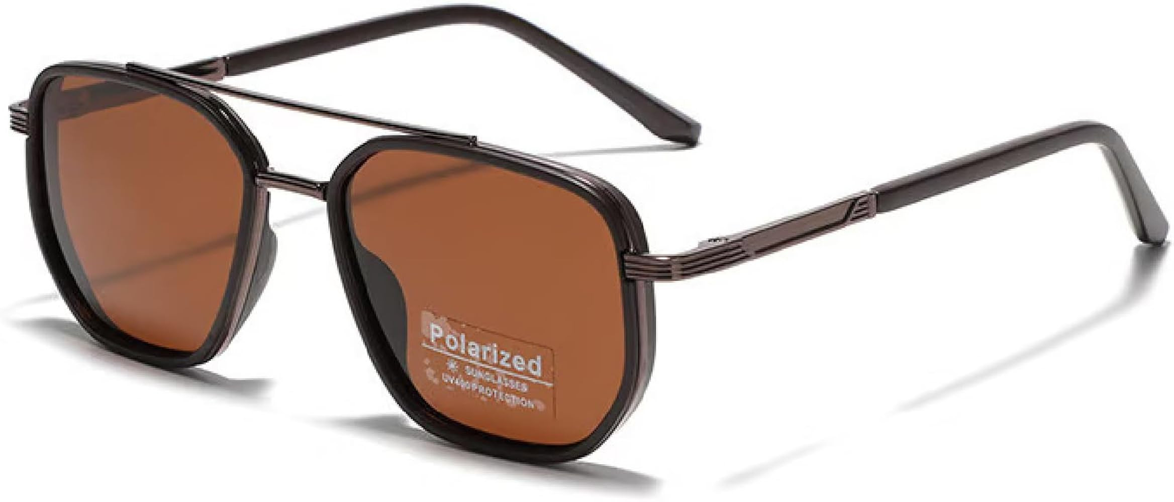 Back To School Sunglasses,Geometric Frame & Double Beam Design Fashion Sunglasses For Women Men,S... | Amazon (US)