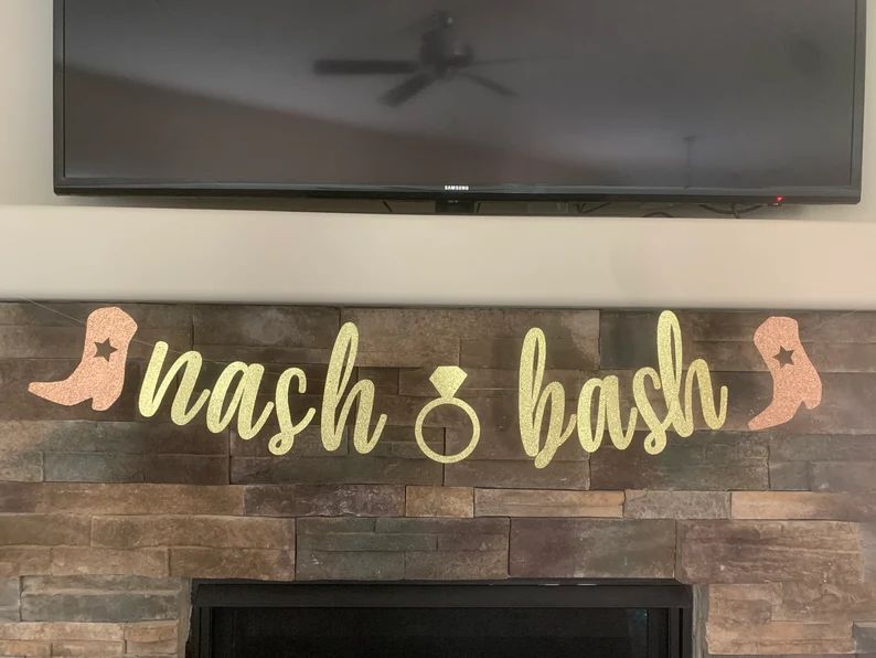 Nash bash banner Nashville bachelorette party decorations | Etsy | Etsy (US)