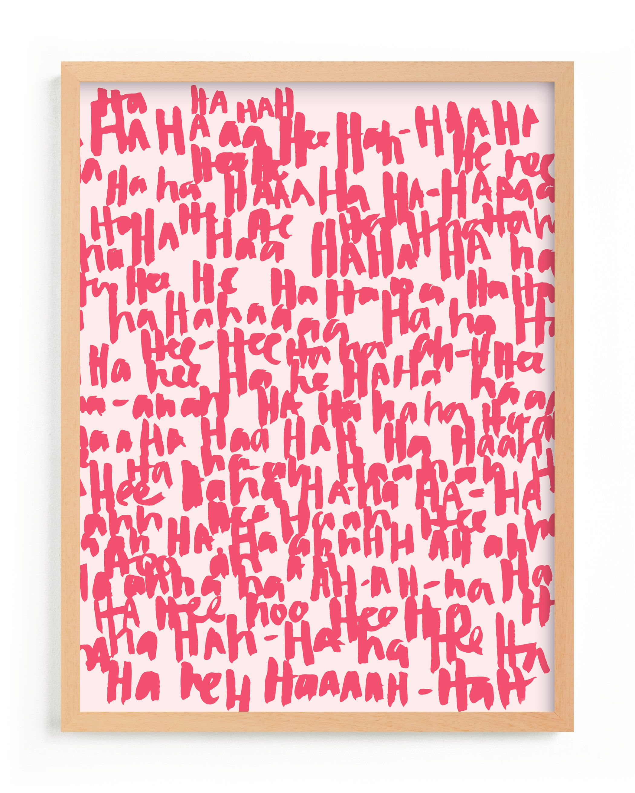 "HA-HA-HA-HA" - Graphic Limited Edition Art Print by Kate Roebuck. | Minted