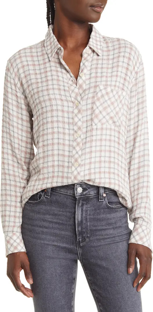 Seersucker Button-Up Shirt | Nordstrom