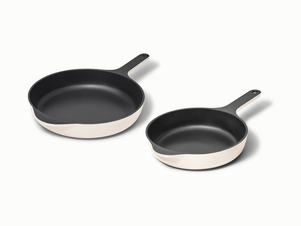 Enameled Cast Iron Skillet Duo | Caraway