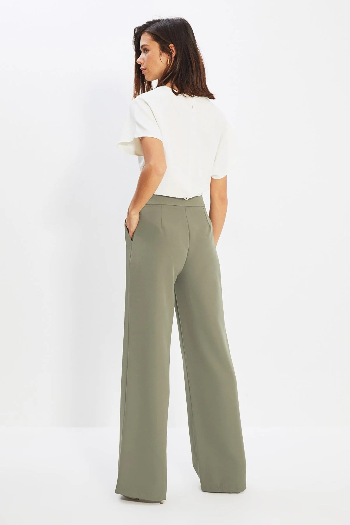 Trendyol CollectionHose - Dunkelblau - Wide Leg | Trendyol DE