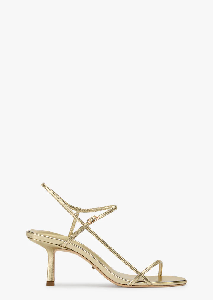 Caprice Gold Nappa Metallic Heels | Heels | Tony Bianco USA | Tony Bianco US