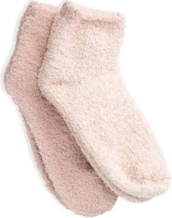 Barefoot Dreams® CozyChic™ Assorted 2-Pack Ankle Socks | Nordstrom | Nordstrom