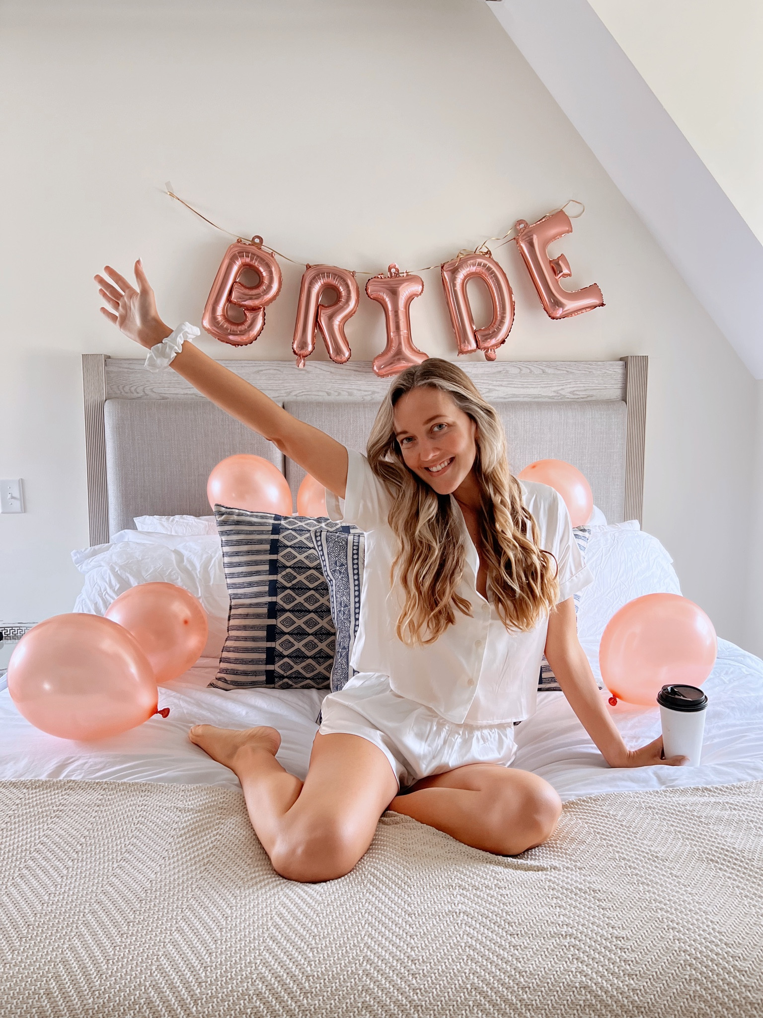 Bridal pajamas/lounge set for the bachelorette 🤍 

#LTKstyletip #LTKwedding #LTKparties