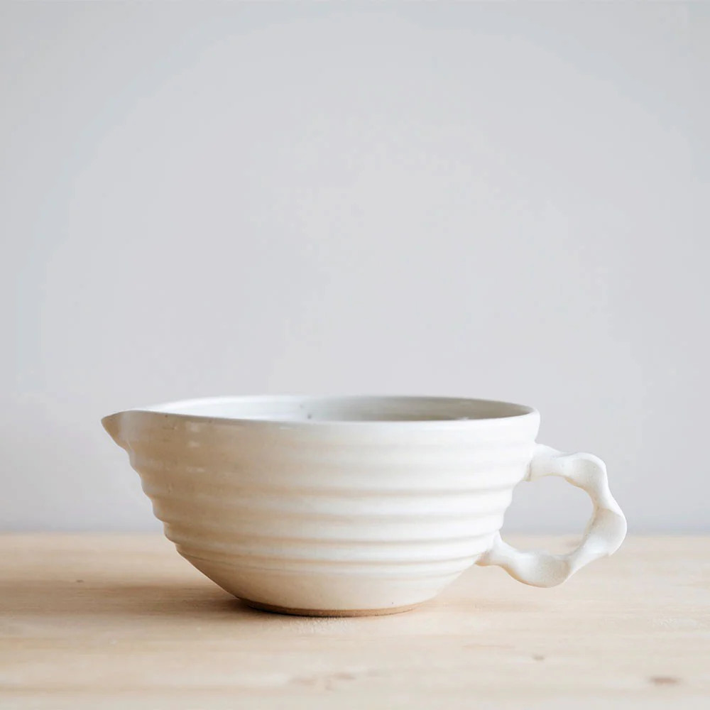 Ceramic Pour Bowl with Handle | Roan Iris