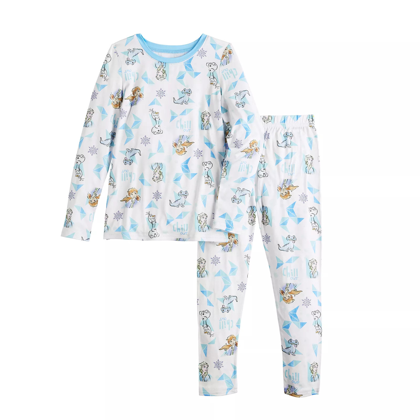 Disney's Frozen Toddler Girl Stretch Top & Bottoms Base Layer Set by Cuddl Duds® | Kohl's