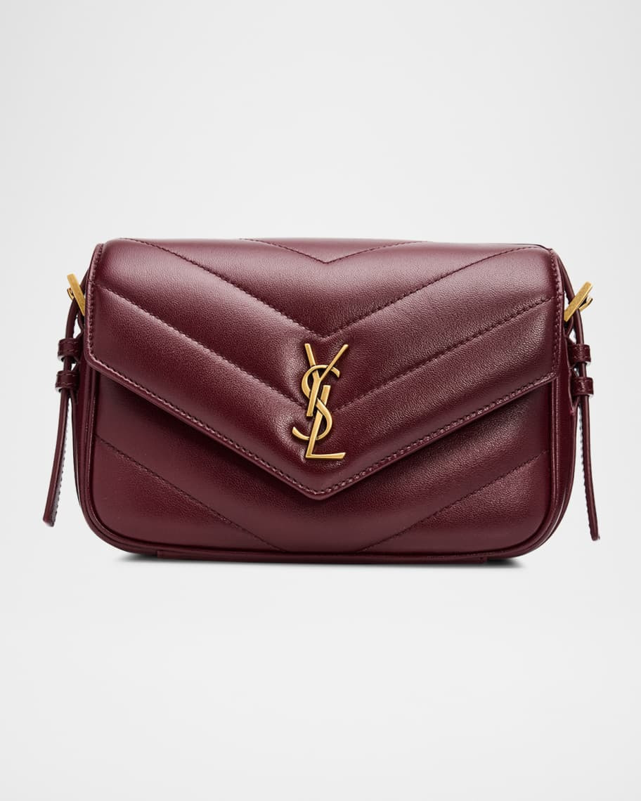 Saint Laurent Toy Loulou YSL Quilted Leather Crossbody Bag | Neiman Marcus