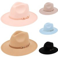 Pinched Wide Brim Fedora Hat, Rancher Hat Felt Large Women's Felt, Sorority Gifts | Etsy (US)