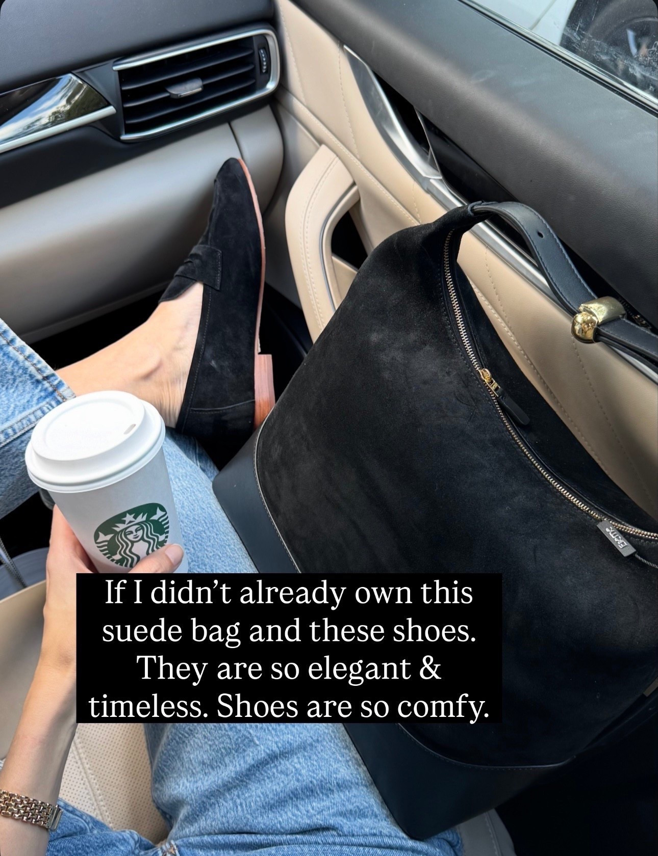 Beautiful and elegant gift idea for special ladies who love to dress elegant 
These suede loafers are stunning and so comfortable 
This suede bag is stunning and timeless 


#LTKSeasonal #LTKU