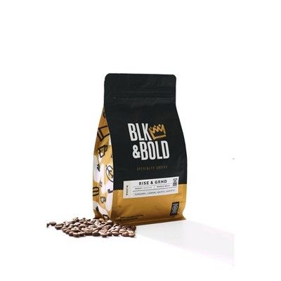 BLK & Bold Rise & Grind, Medium Roast Whole Bean - 12oz | Target