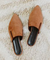 Suede Mule - Saddle | Jenni Kayne | Jenni Kayne