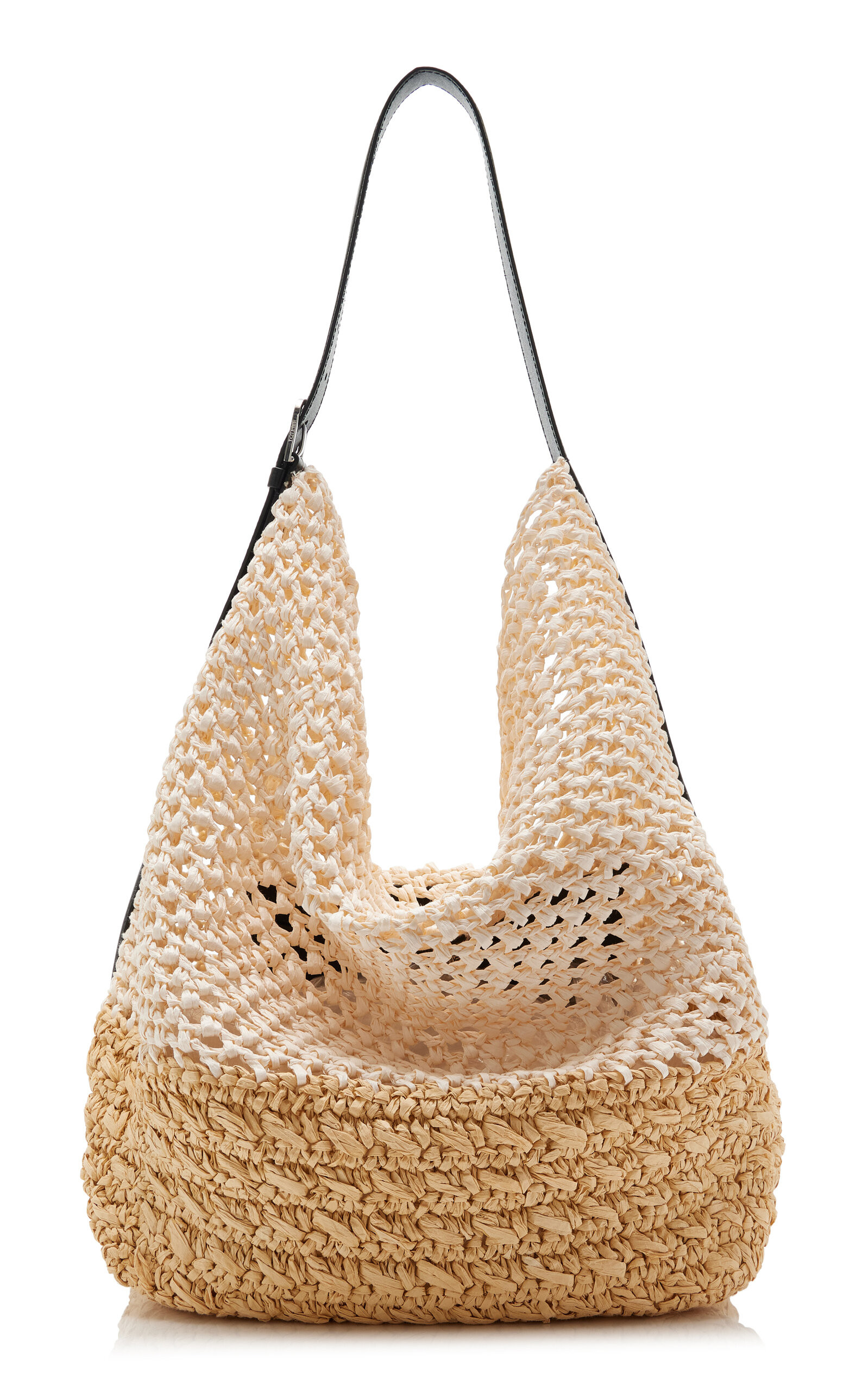 Belted Woven Raffia Tote Bag | Moda Operandi (Global)