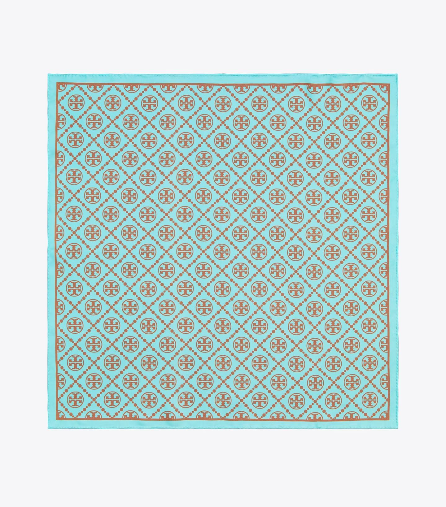 T Monogram Double-Sided Silk Square Scarf : Women's Designer Scarves | Tory Burch | Tory Burch (US)