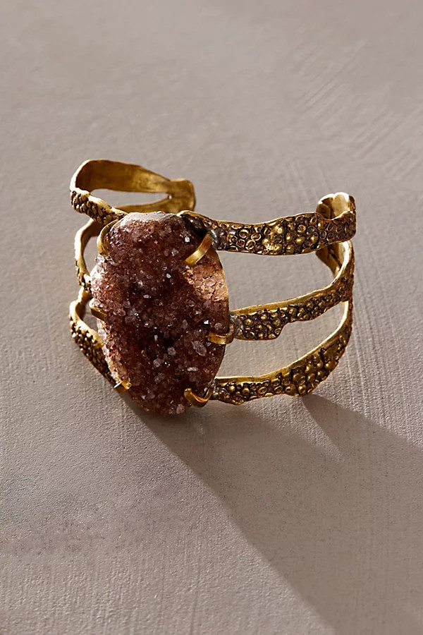 Alkemie Large Druzy Cuff | Free People (Global - UK&FR Excluded)