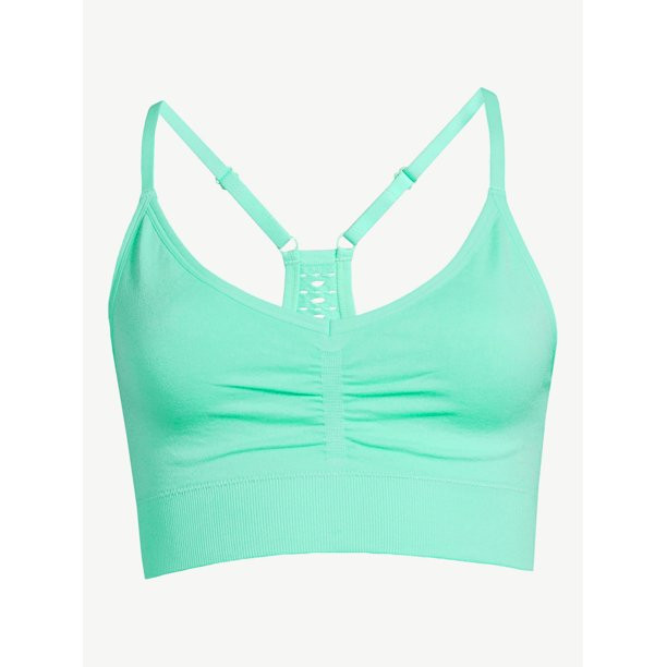 Love & Sports Women's Seamless V-Neck Sports Bra, Sizes XS-2XL | Walmart (US)