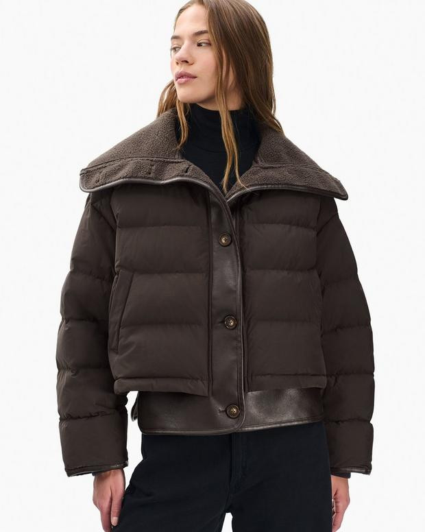 Gloria Mixed-Media Puffer Jacket | rag & bone
