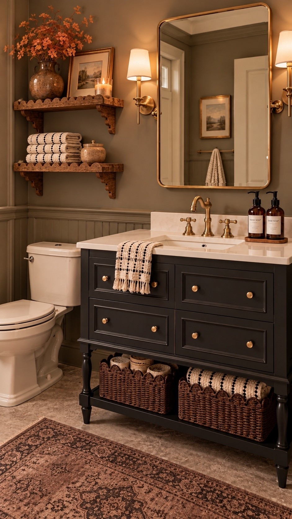 Amazon Vintage Inspired Bathroom