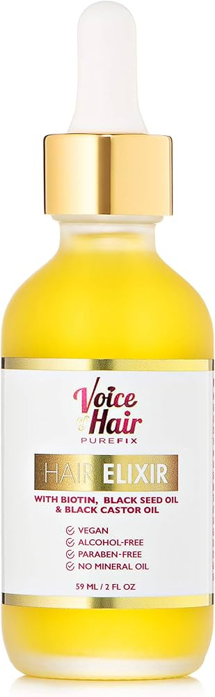 Voice of Hair PureFix Elixir – Hair Growth Oil Serum – Clinically Proven 6-in-1 Hair and Scal... | Amazon (US)