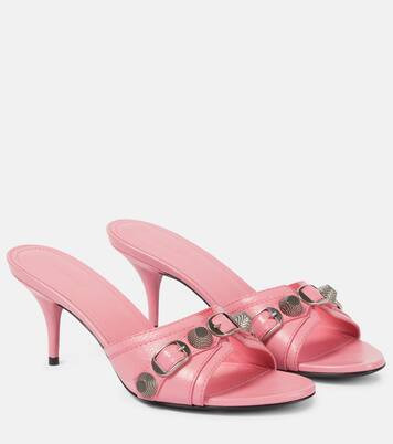 Mules Cagole en cuir | Mytheresa (FR)