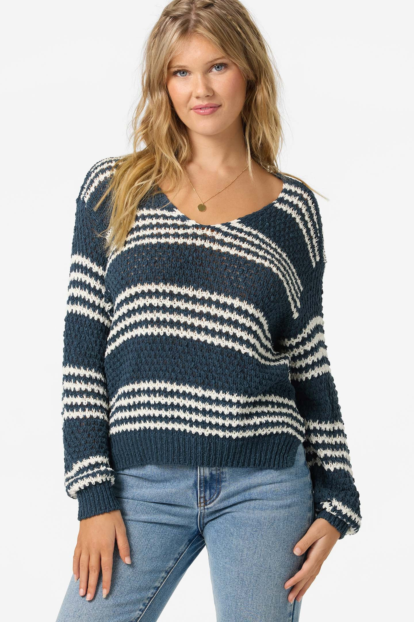 Iyla Long Sleeve Sweater - Slate | O'Neill | O'Neill