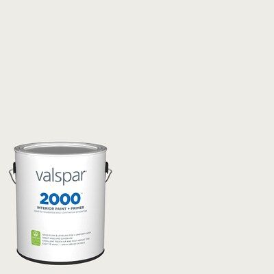 Valspar  2000 Eggshell Pure White Hgsw4006 Latex Interior Paint + Primer (1-Gallon) | Lowe's