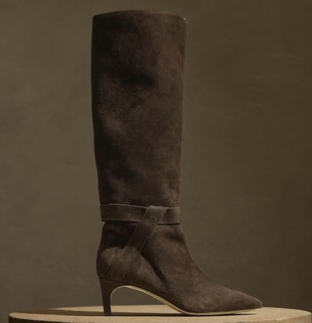 Brown knee boots suede boots #boots 

#LTKFind #LTKshoecrush #LTKstyletip