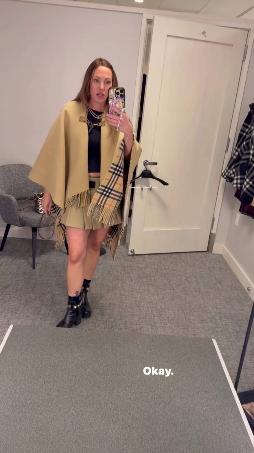 @nordstrom  @burberry a cape like this has been on my wish list for years and I’m so excited to finally pull the trigger… This is going to be perfect for the dinner. I was invited to next week!  I absolutely love the closure and the hint of plaid on the underneath side.  

#LTKStyleTip #LTKWorkwear #LTKSeasonal