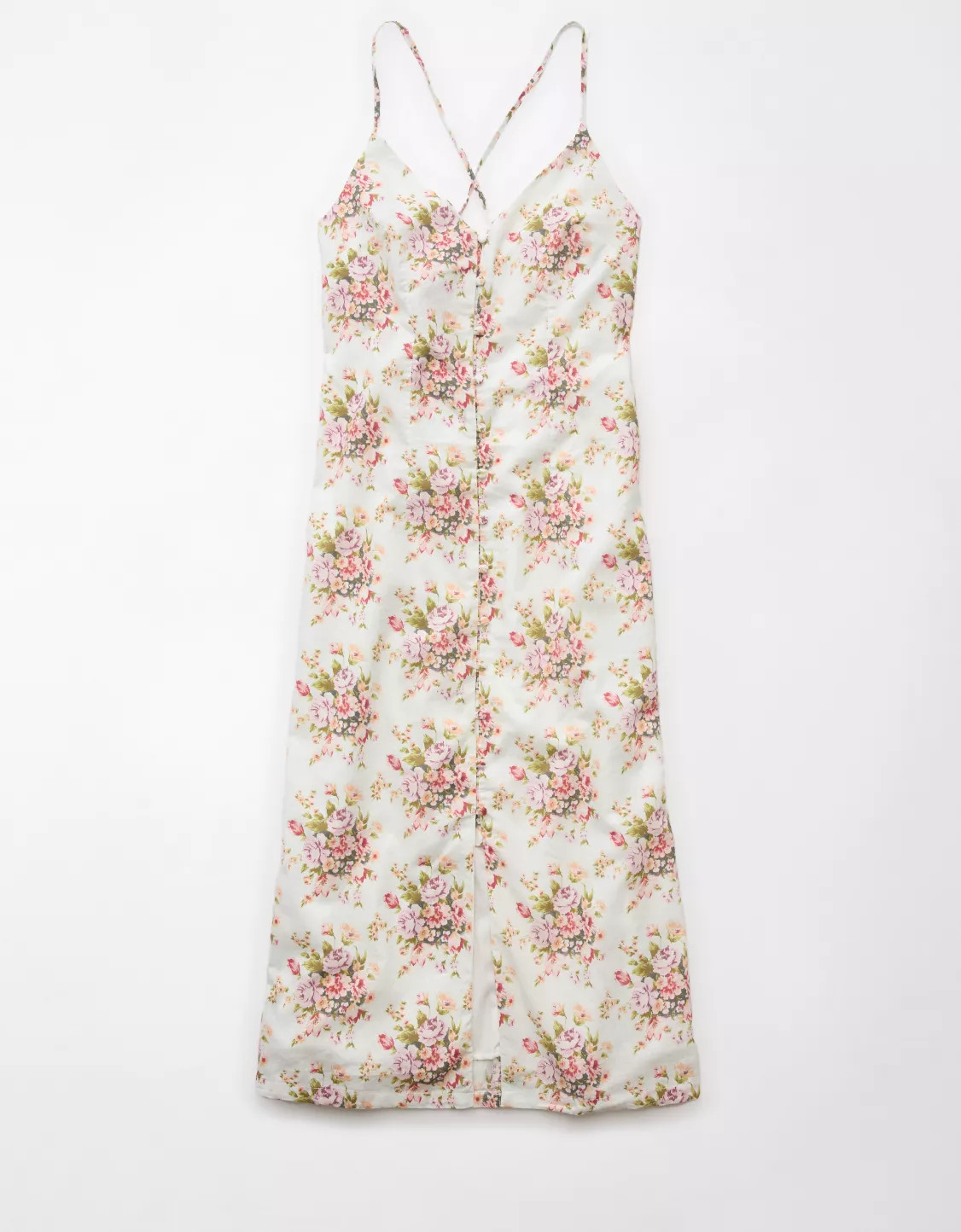 AE Button-Up Midi Dress | American Eagle Outfitters (US & CA)