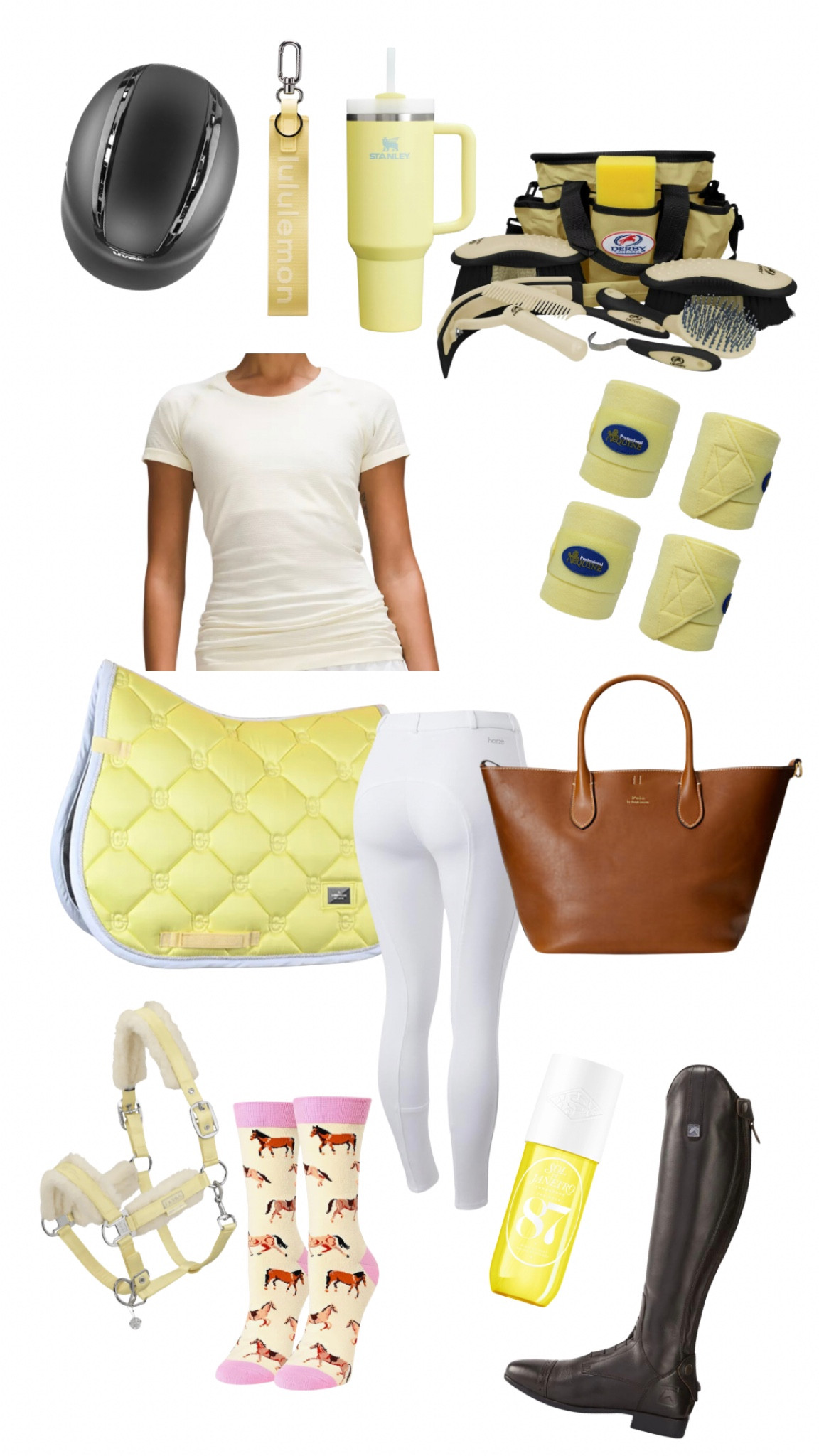 Yellow is definitely the color of the season so why not incorporate it into your riding outfit?! 💛☀️

#LTKSeasonal #LTKFitness #LTKActive